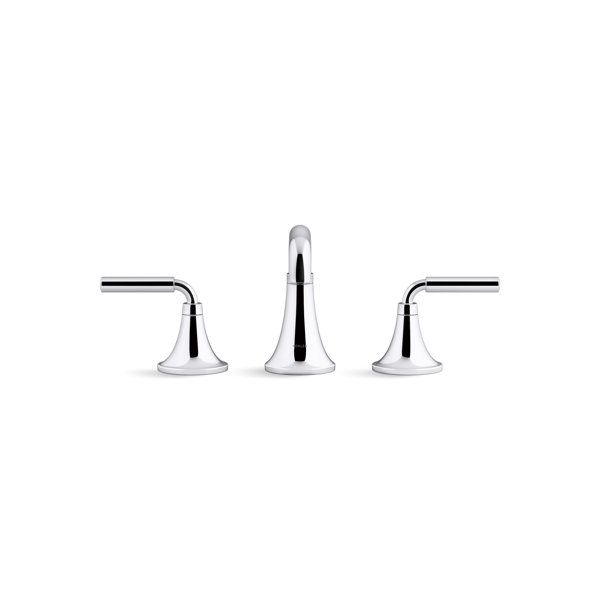Kohler Tone Widespread Bathroom Sink Faucet, Three-Hole Bathroom Faucet ...